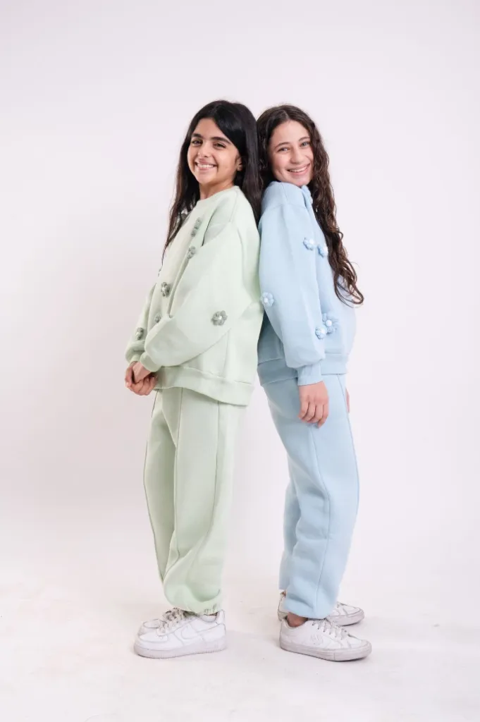 Kankaneh Set Girls (Creamy White, 9-10)