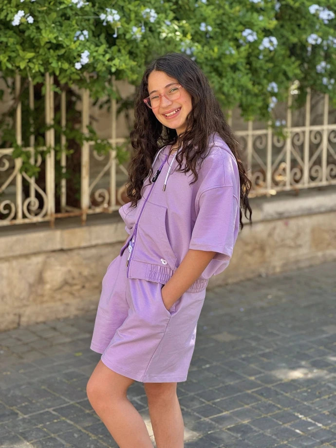 Farfasheh Shorts Girls (Beige, 8-9)